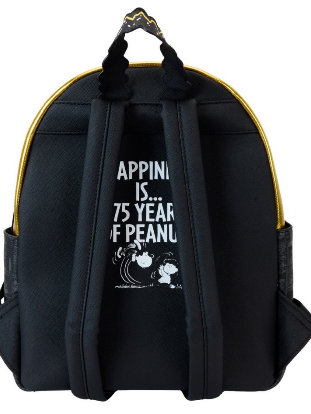New Loungefly Peanuts 75th Anniversary Mini Backpack Snoopy Charlie Brown - Picture 3 of 6
